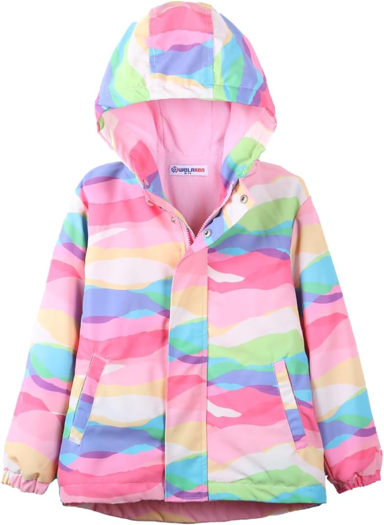 Comfortable and Water-Resistant Rain Jacket for Kids - Girls