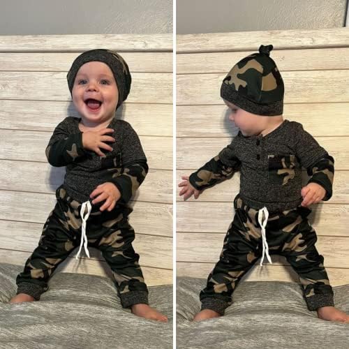 Aalizzwell Newborn Boys Fall Winter Outfit