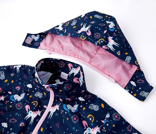 Kids Boys Dinosaur waterproof rain jacket