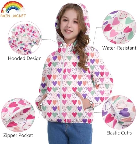 AmericanEnAssembly - Girls Rain Jacket