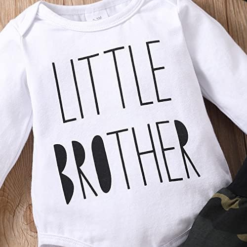Camouflage romper set for baby boys