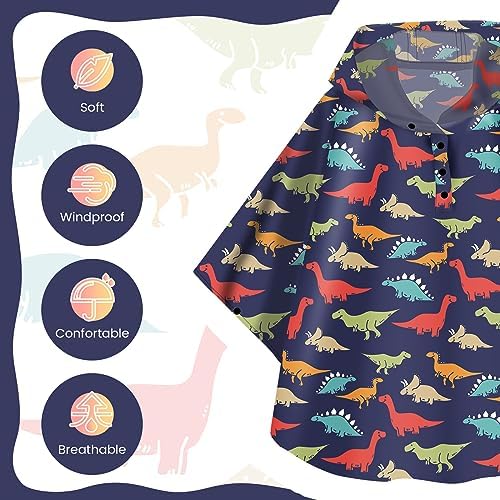 LAMA Kids waterproof rain ponchoReusablelightweight