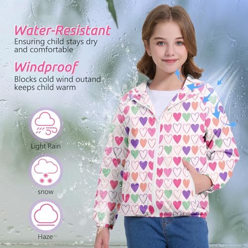 AmericanEnAssembly - Girls Rain Jacket