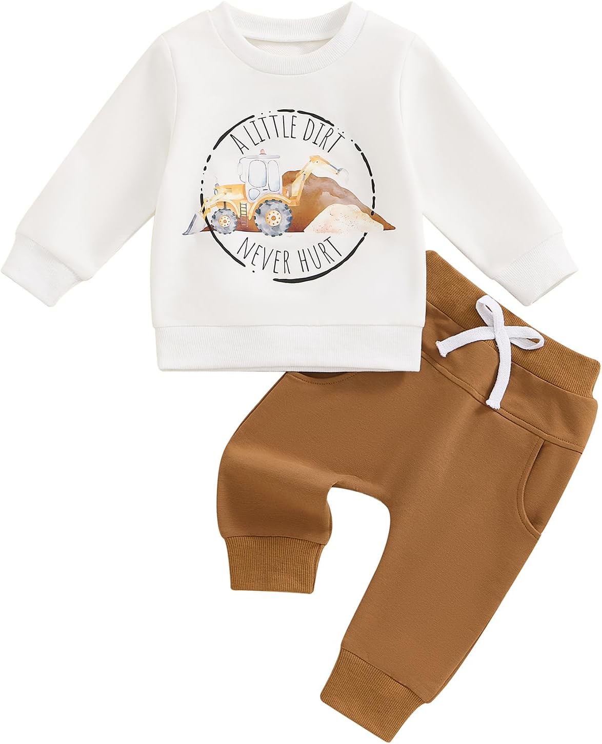 MERSARIPHY Toddler Cartoon Print Outfit Set