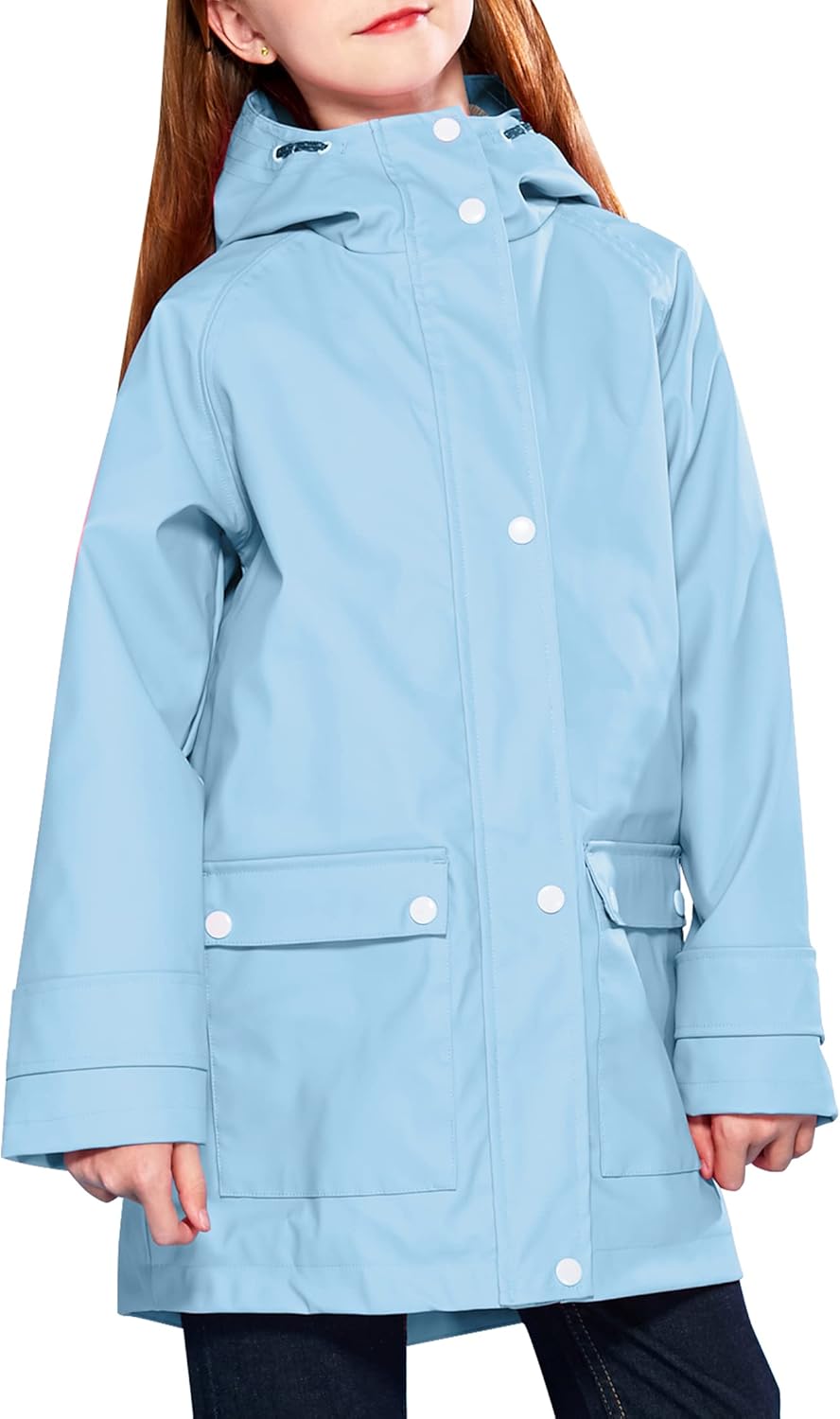 Weatherproof Rain Jacket Waterproof for Girls and Boys