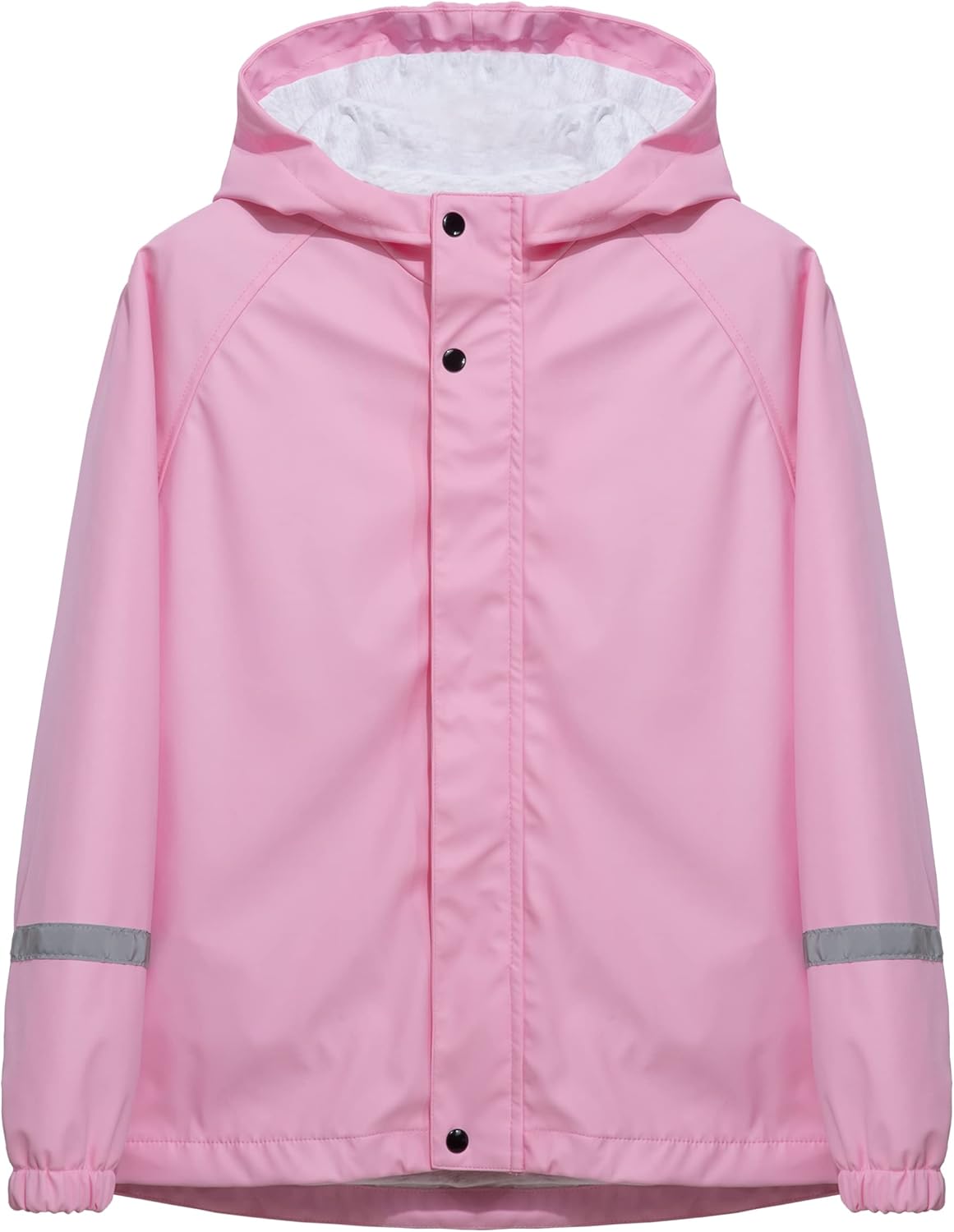 Hiheart Boys Girls Waterproof and Windproof Jackets Soft Breathable Reflective