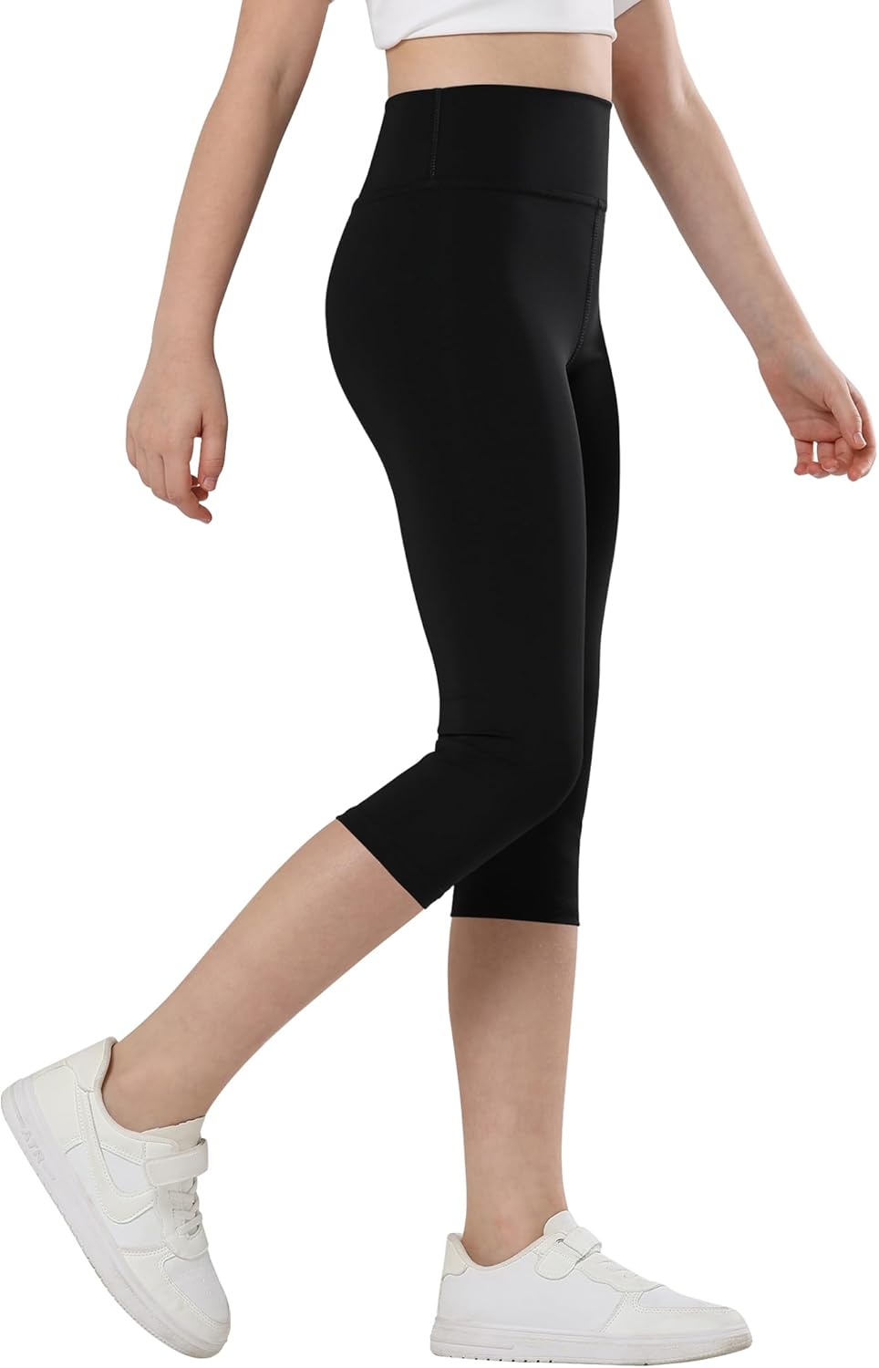 Gnai nach girls high-waisted compression leggings for workout