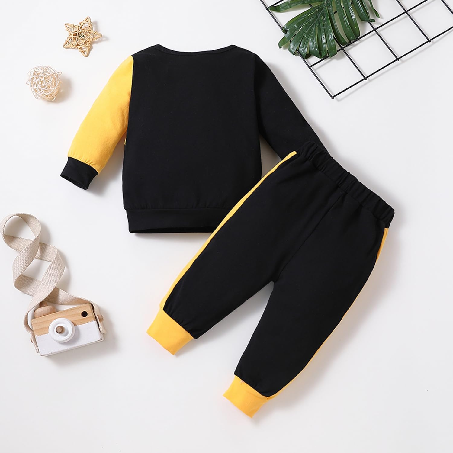 Yvowming Fall Truck Print Set for Babies