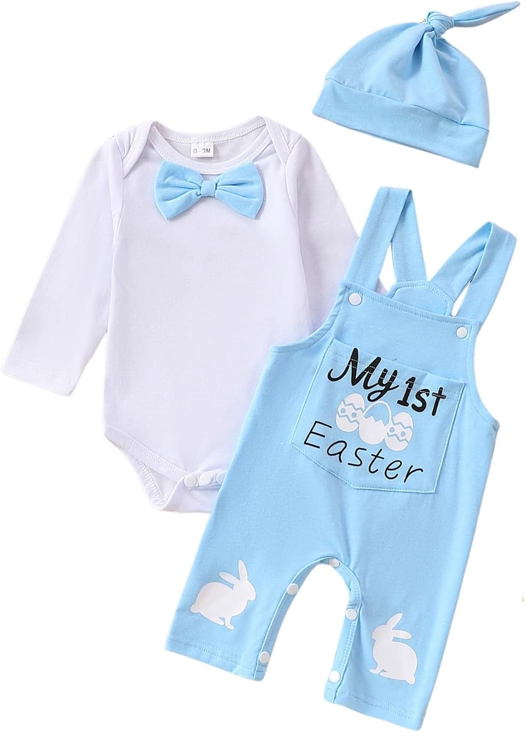 GOLLUNER Cute Baby Romper Pants Set Soft Gentle for Newborns
