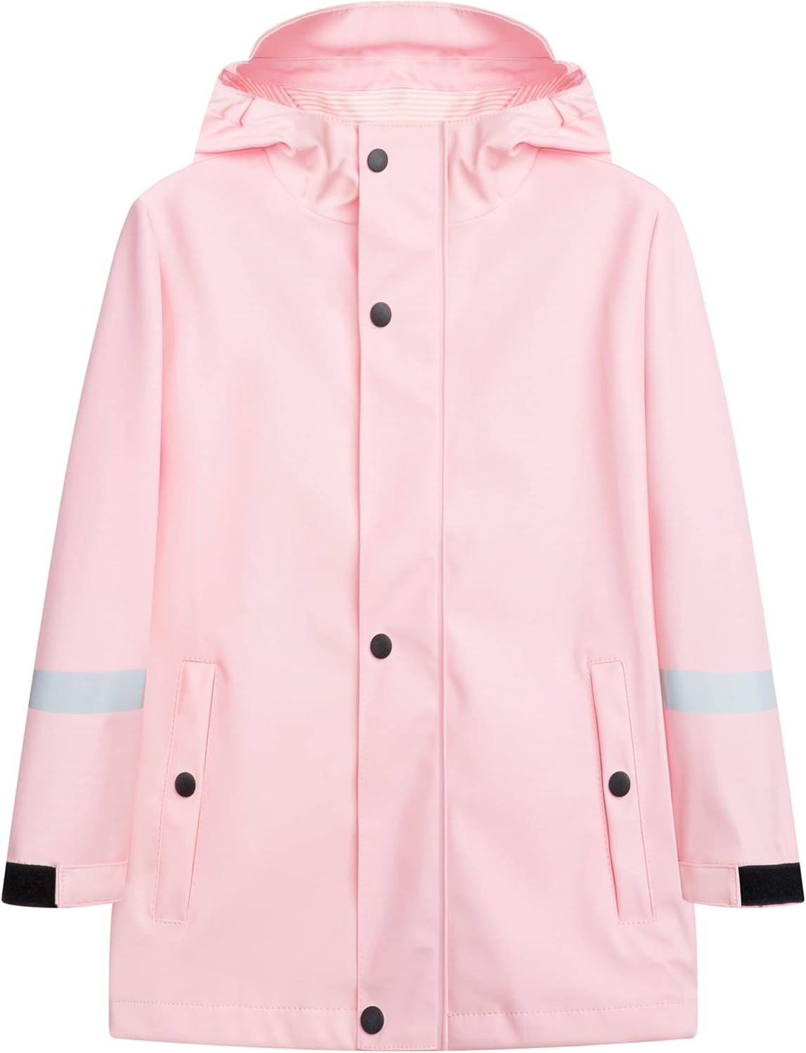 Hiheart Boys Girls fully waterproof rain jacket