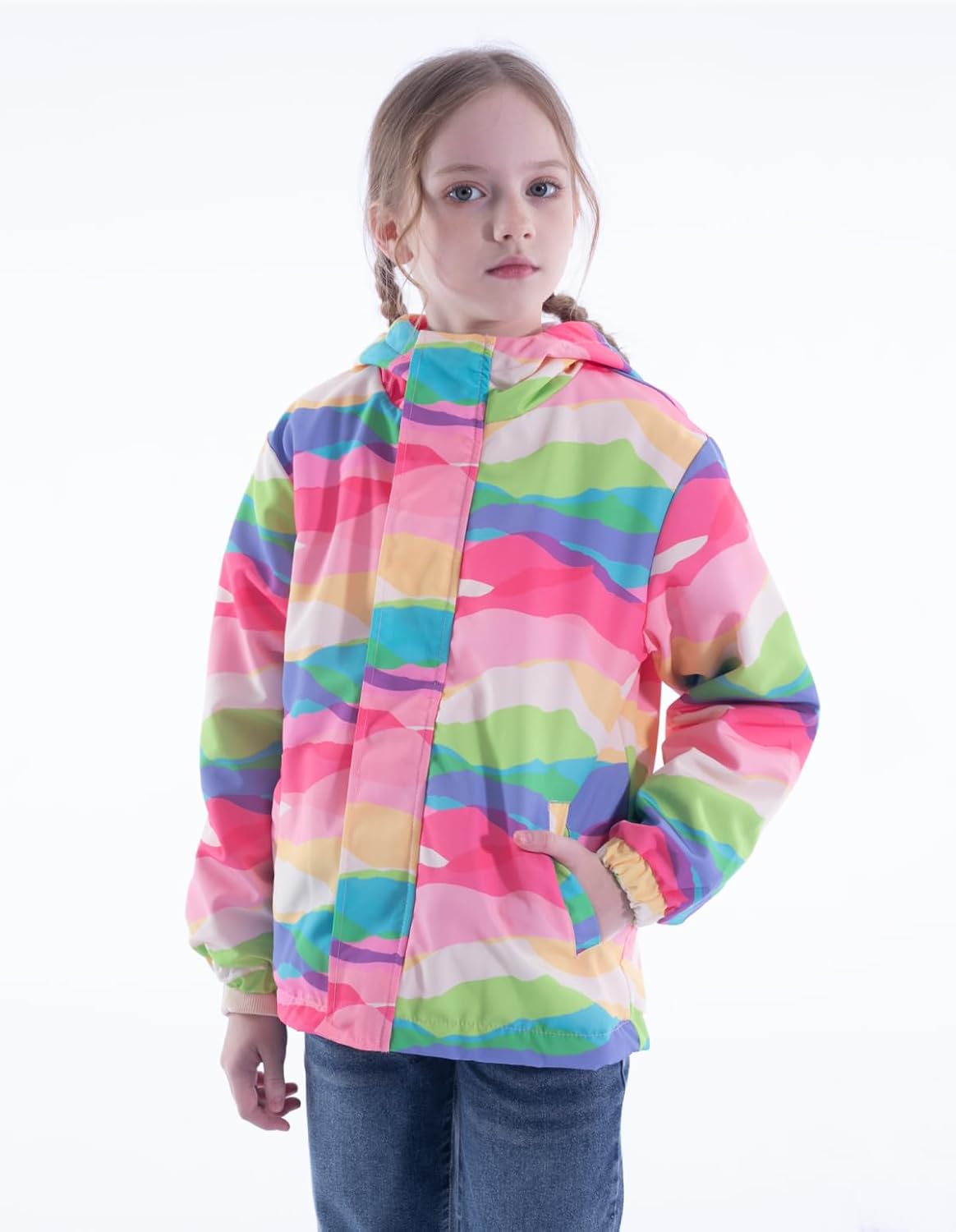 Comfortable and Water-Resistant Rain Jacket for Kids - Girls