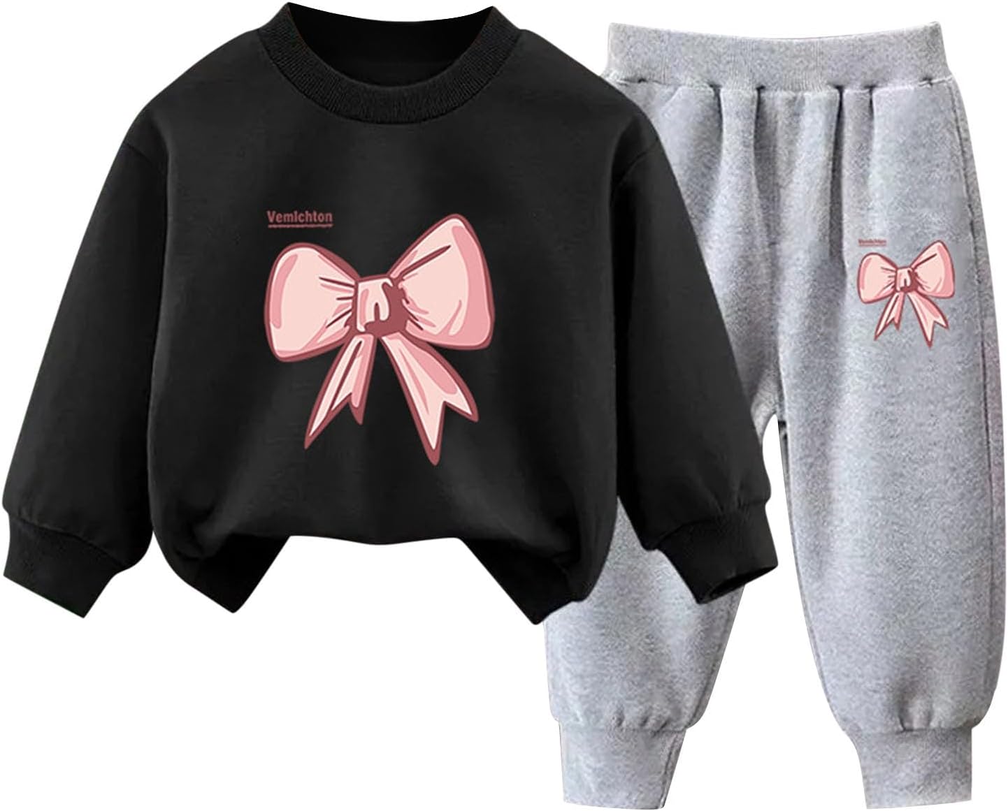 Self-inking Tracksuits Set Kawaii 2-Piece Tracksuits for Kids