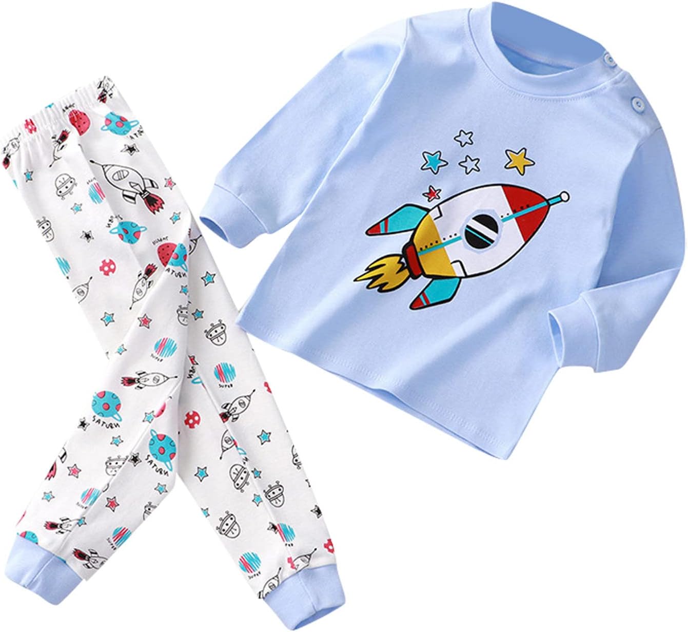 Soft Cartoon Pajamas for Kids