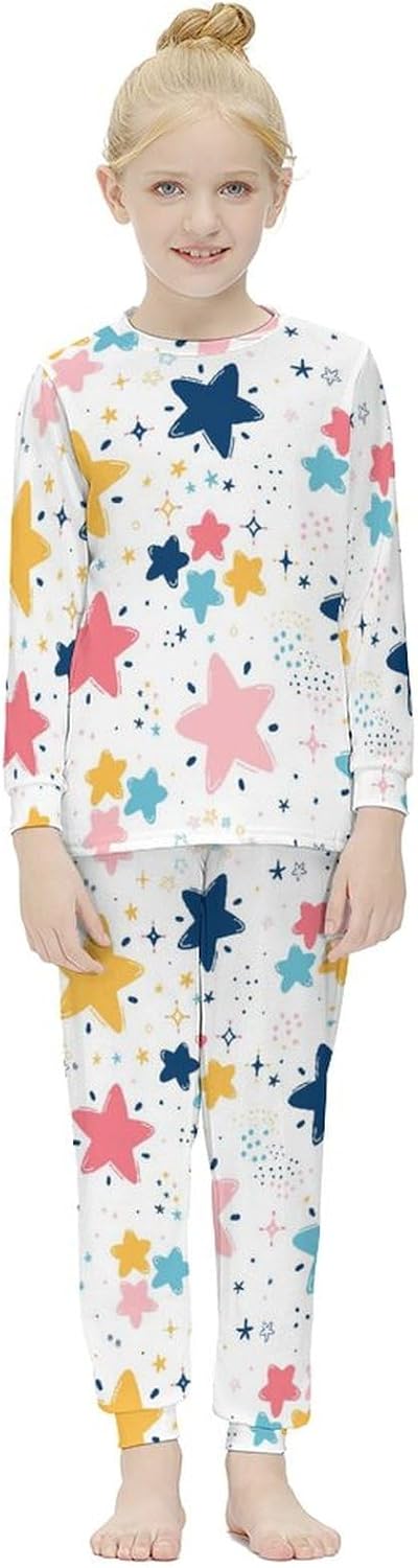 Lovely Sleepy Sheep Thermal Underwear Set Cute Kids Long Johns