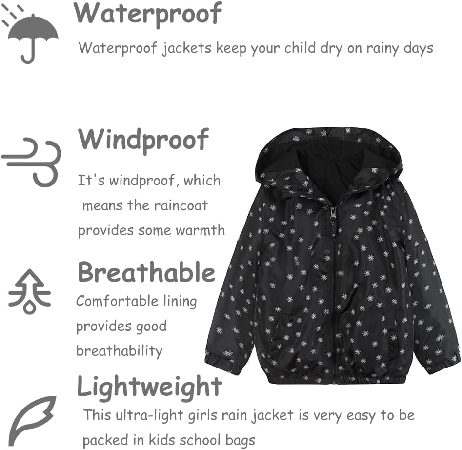 SNOW DREAMS Waterproof Kids Rain Coats