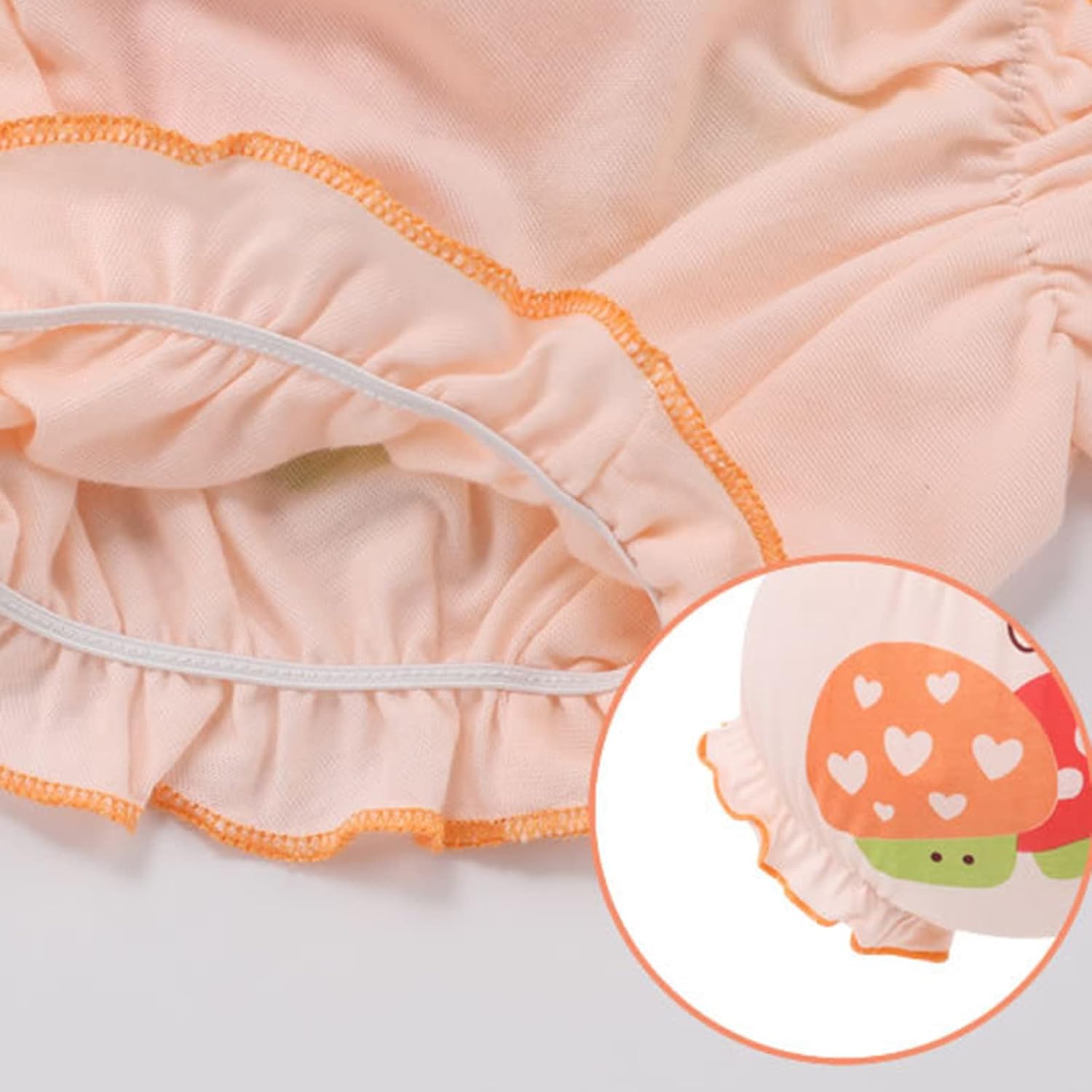Baby Cotton Underwear Ruffle Back Design 4-Pack