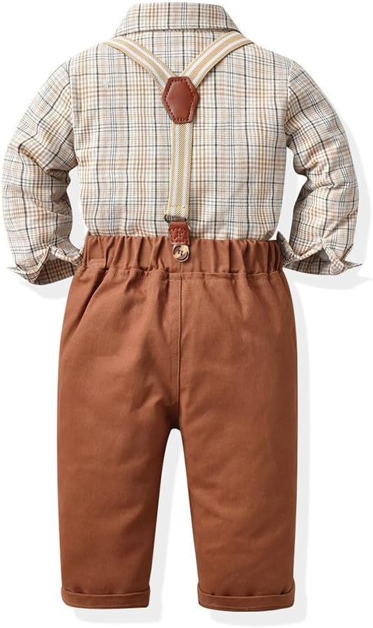 Kids T-Shirt Set - Fall Summer Stripe Overall