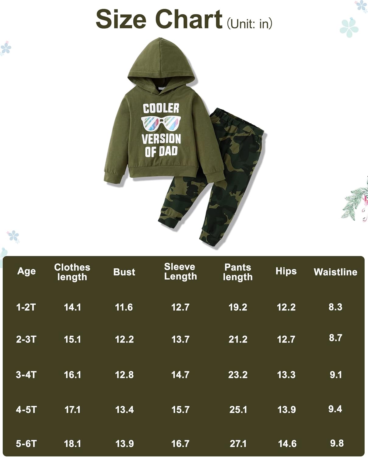 Disaur Toddler Boy Summer Set