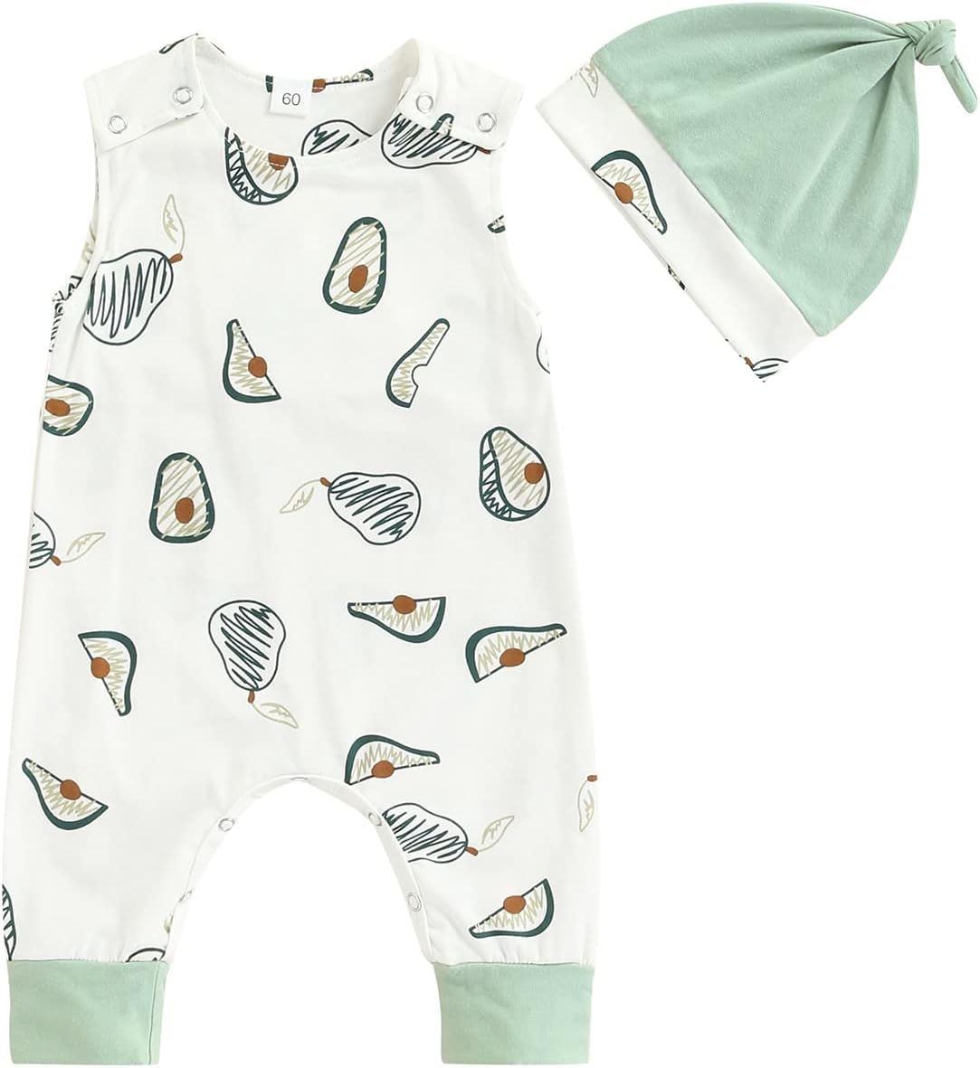 Avocado Child Summertime Bodysuit Set