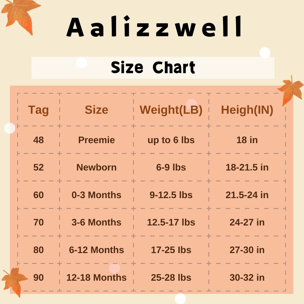Aalizzwell Newborn Boys Fall Winter Outfit