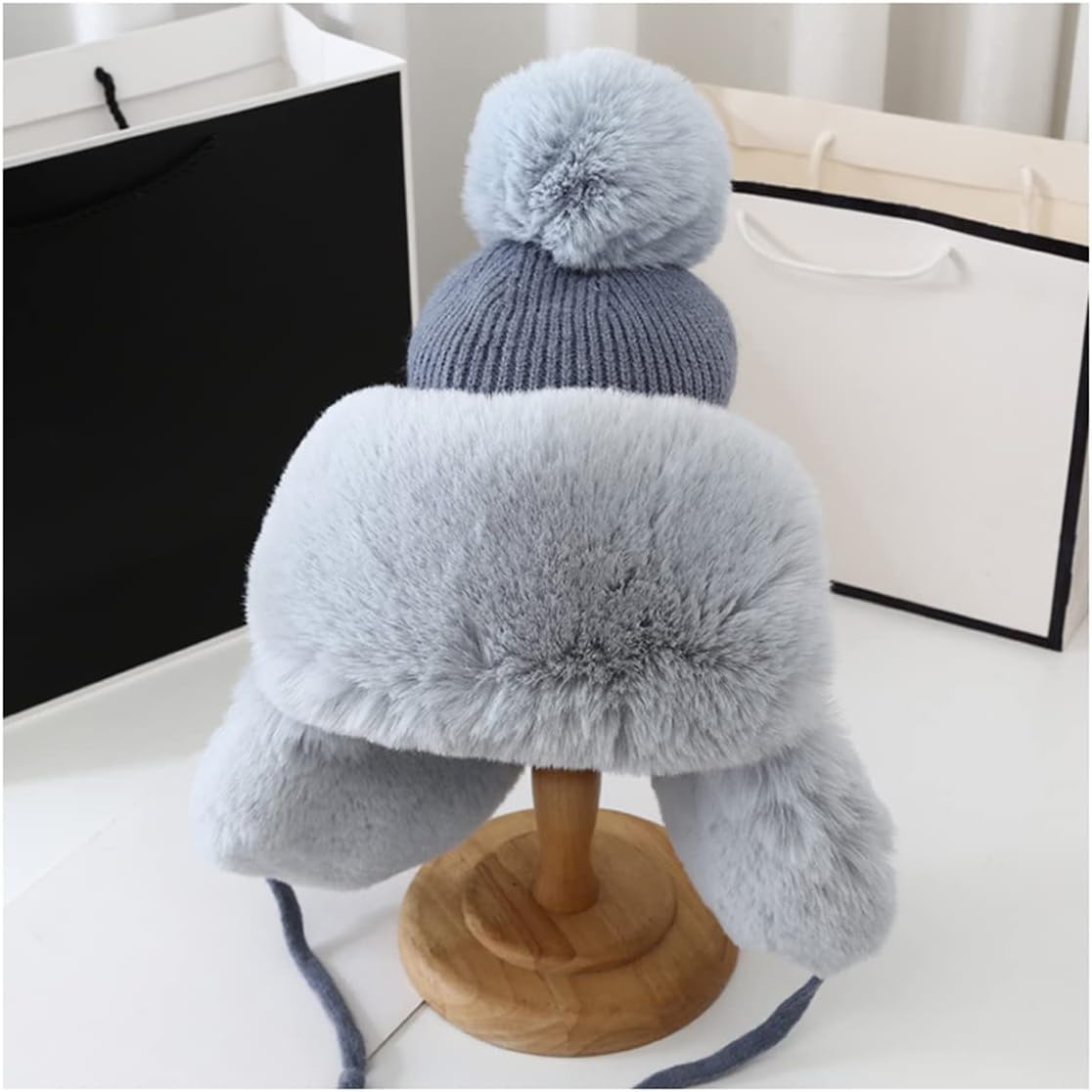 Unisex Baby Winter Warm Beanie Hat with Earflaps for Kids