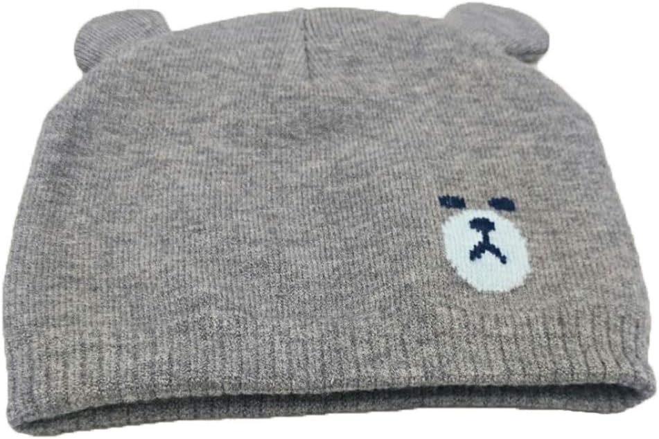 XKT Cute Bear Knitted Hat for Babies