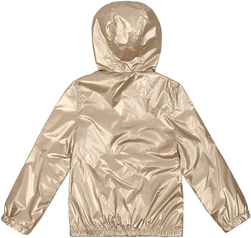 SNOW DREAMS Girls Waterproof Rain Jacket
