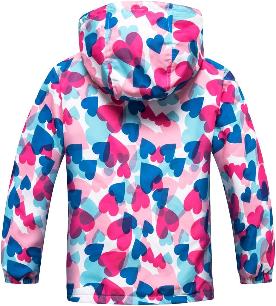 Perfect for Kids Waterproof Rain Jacket with Fleece Lining in US