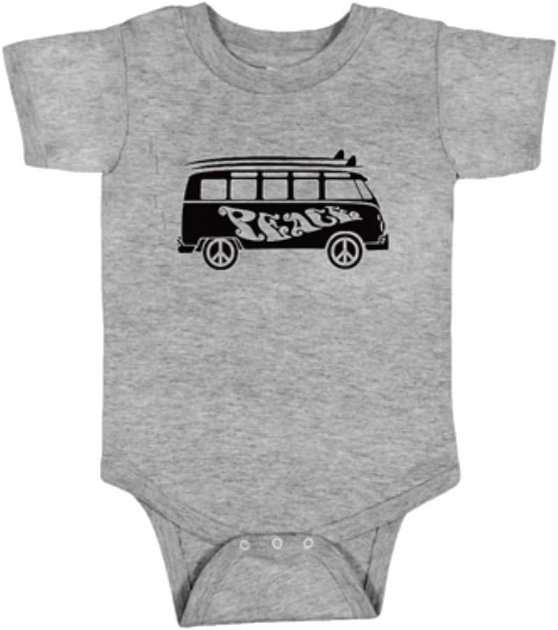 Groovy Peace Bus Onesie Cozy Adorable