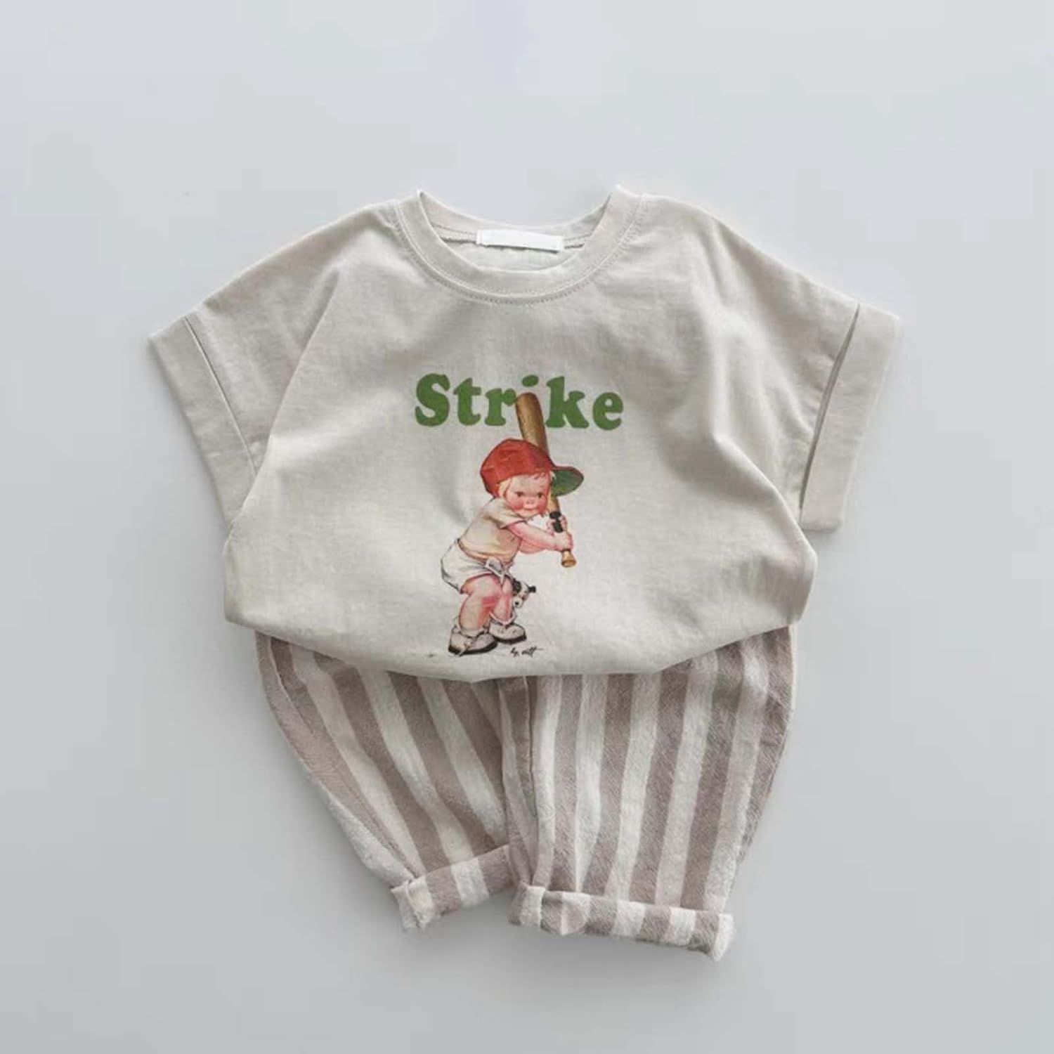 Adorable Striped Cotton Shorts for Babies