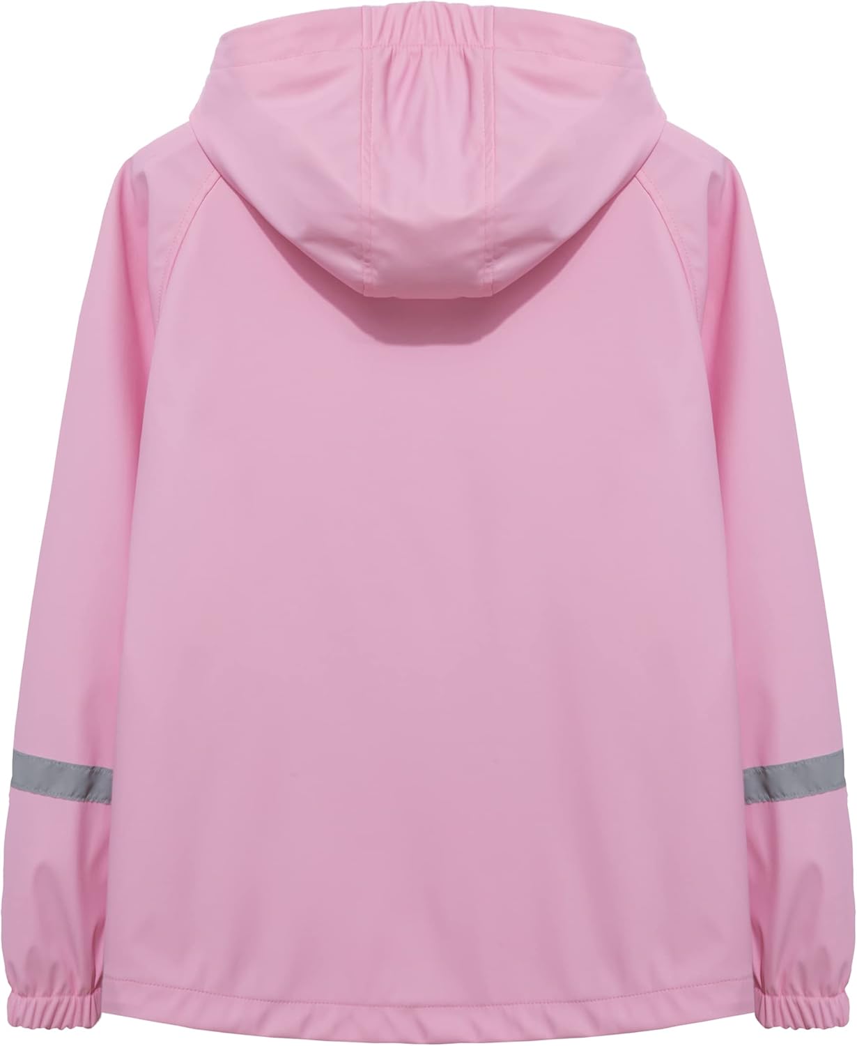 Hiheart Boys Girls Waterproof and Windproof Jackets Soft Breathable Reflective
