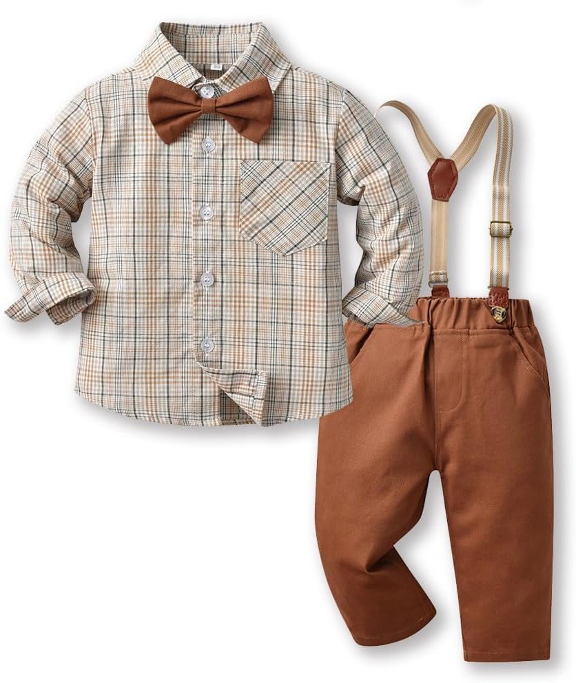 Kids T-Shirt Set - Fall Summer Stripe Overall