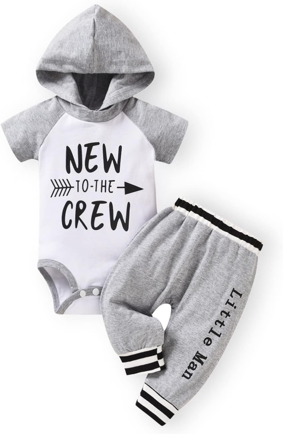 HINTINA Newborn Baby Romper Set Camo Boys Outfit