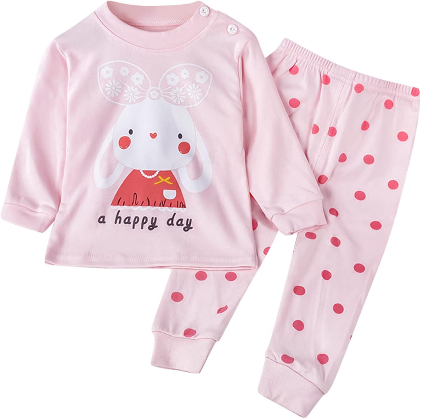 Cartoon Pajamas for Toddlers Soft Unisex Long Sleeves