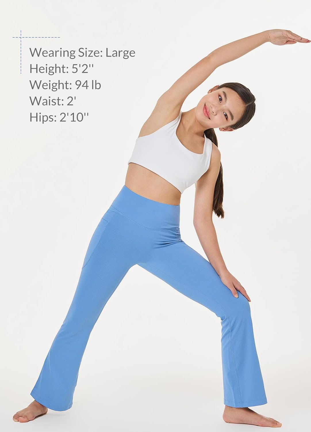 Baleaf Girls Flare Yoga Pants