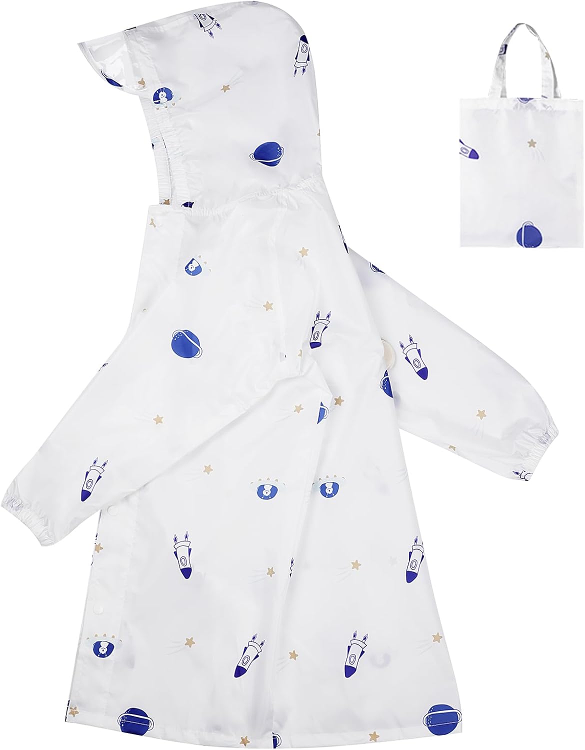 Toddler Kids Raincoat Boys Girls Rain Jacket Lightweight Rainwear