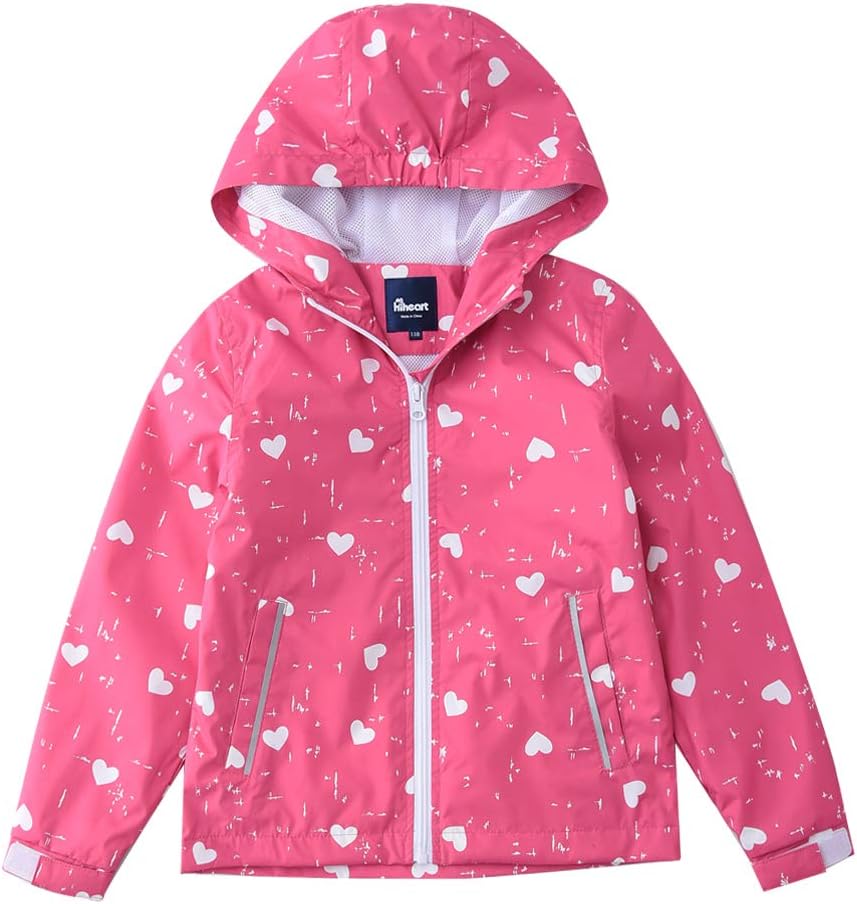 Hiheart Girls Lightweight Hooded Jackets