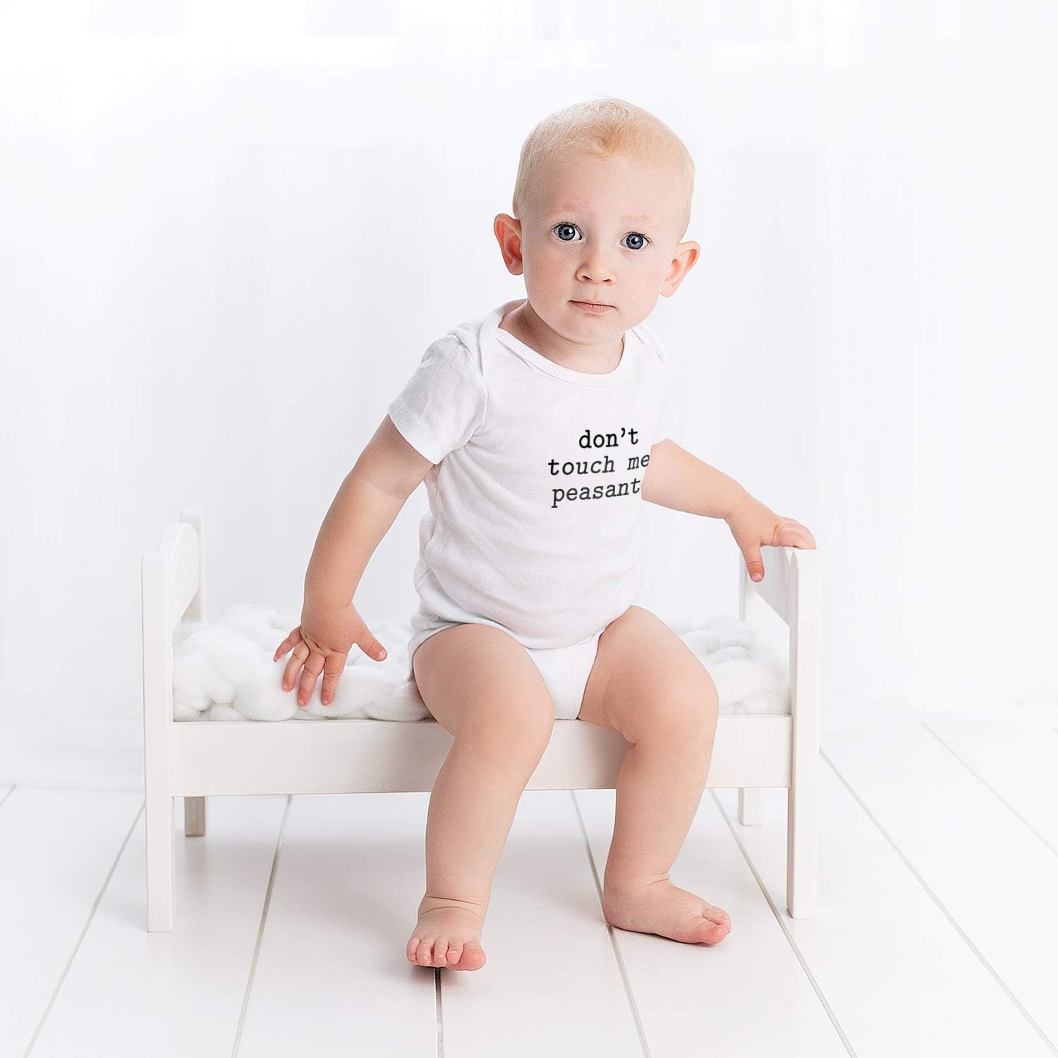 Organic GOTS Certified Baby Onesie Unique Funny Quotes for Babies