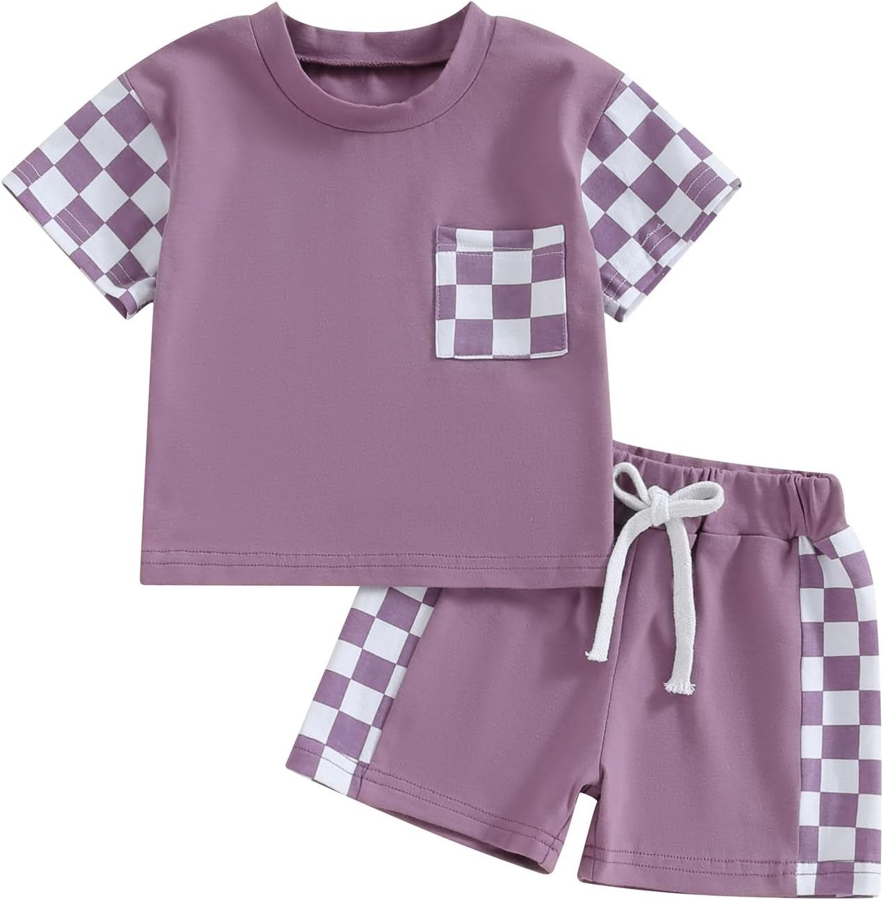 Summer Fun Checker Toddler Clothing Set