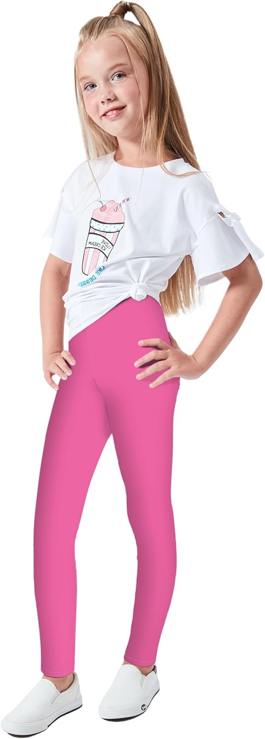 LUouse Cute Printed Leggings for Girls