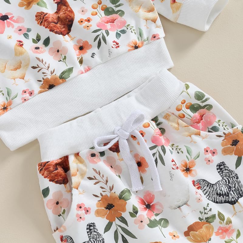 Floral Print Baby Sweaters - FallWinter for Toddler