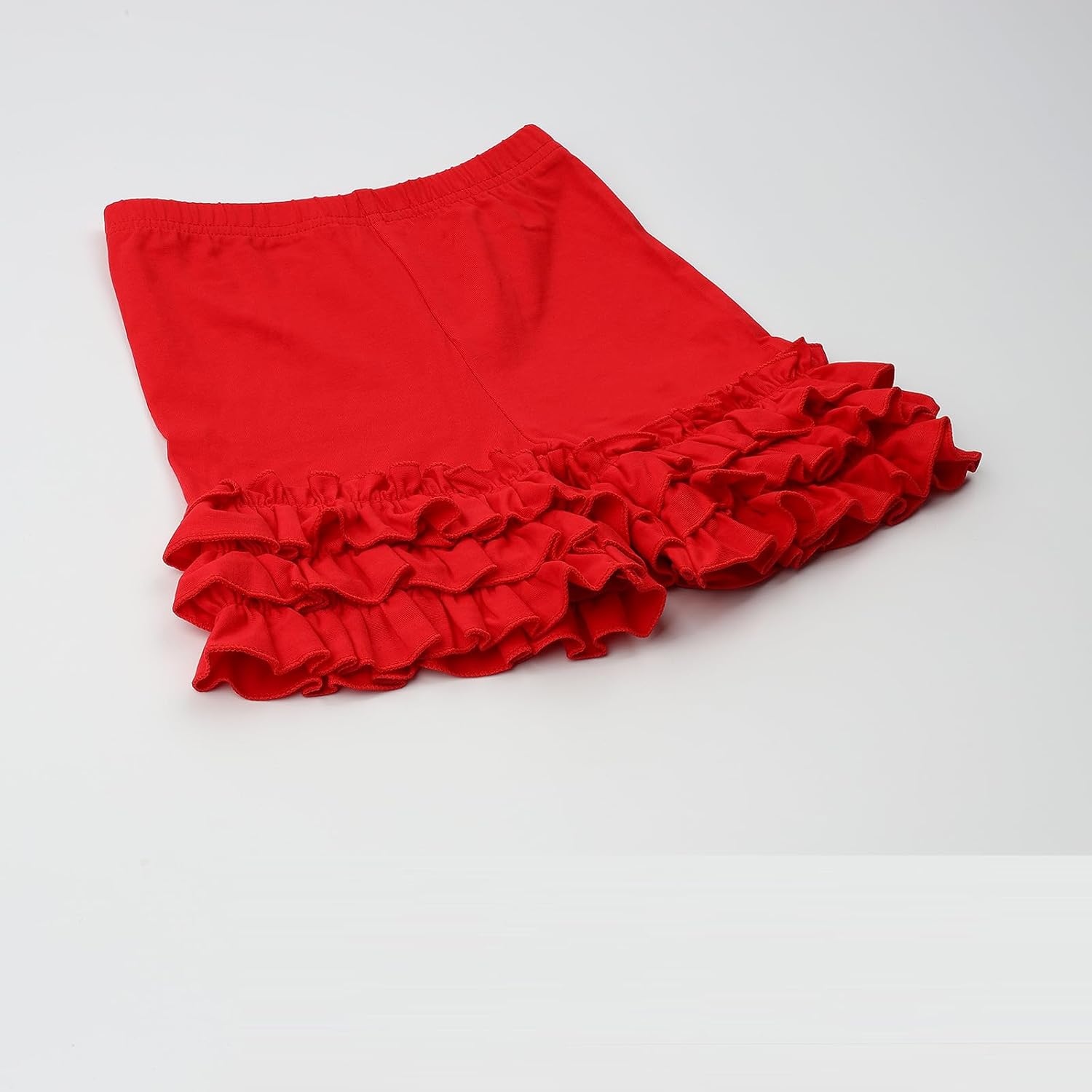 Cotton Icing Ruffles Shorts forToddler Little Girl Stretchy Comfortable