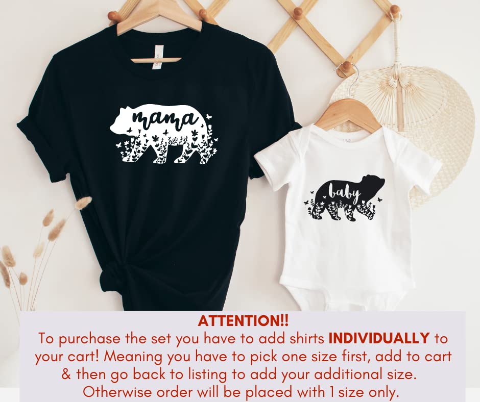 Mama and Baby Bear Matching Outfits Mari