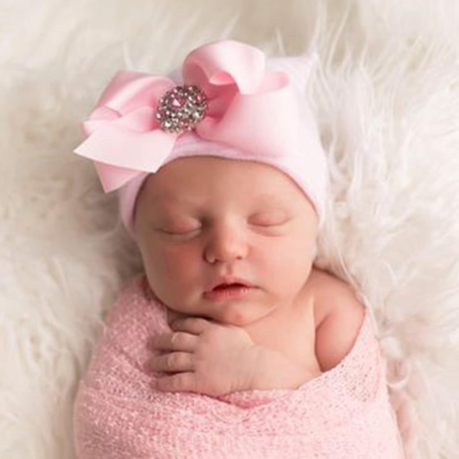 DRESHOW Baby Hat with Big Bow