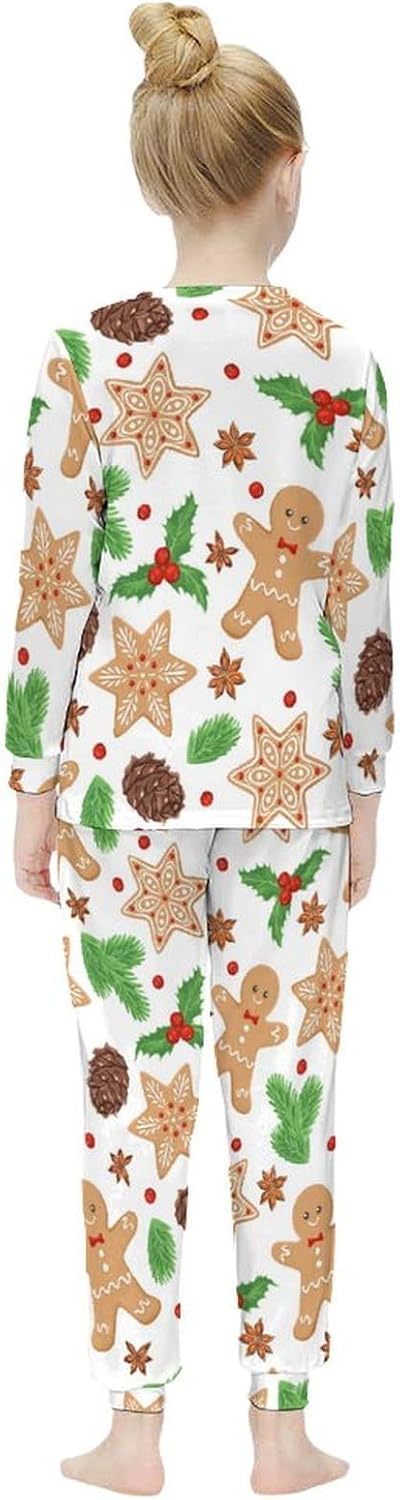 Perfect Christmas Match Soft Thermal Underwear Set for Girls
