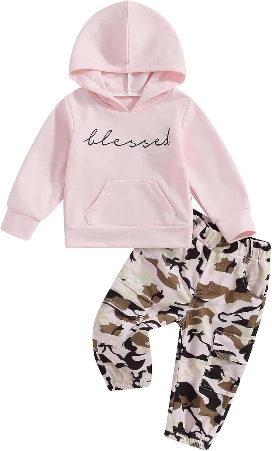 Letter-Printed Toddler Outfit