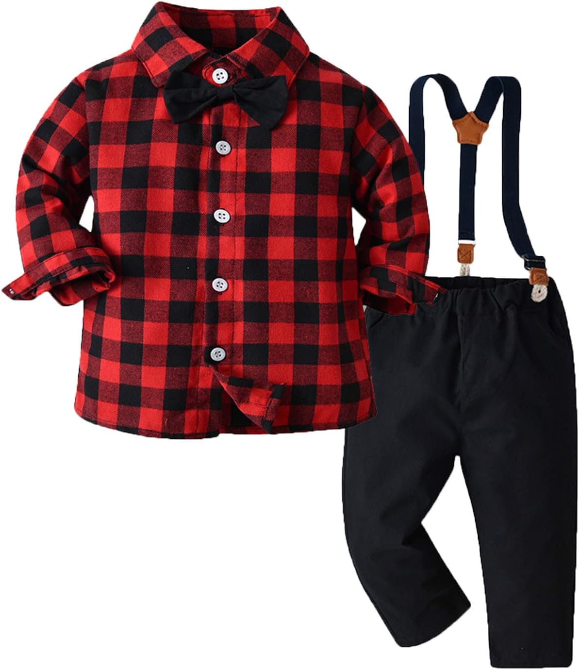 Perfect for Christmas Toddler Boy Christmas Outfit with Cardigan Pants Set
