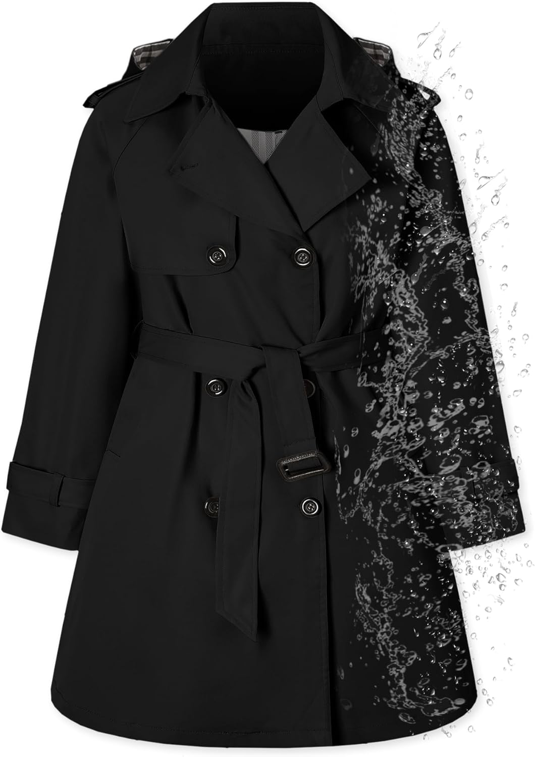 Girls Womens Waterproof Rain Jacket