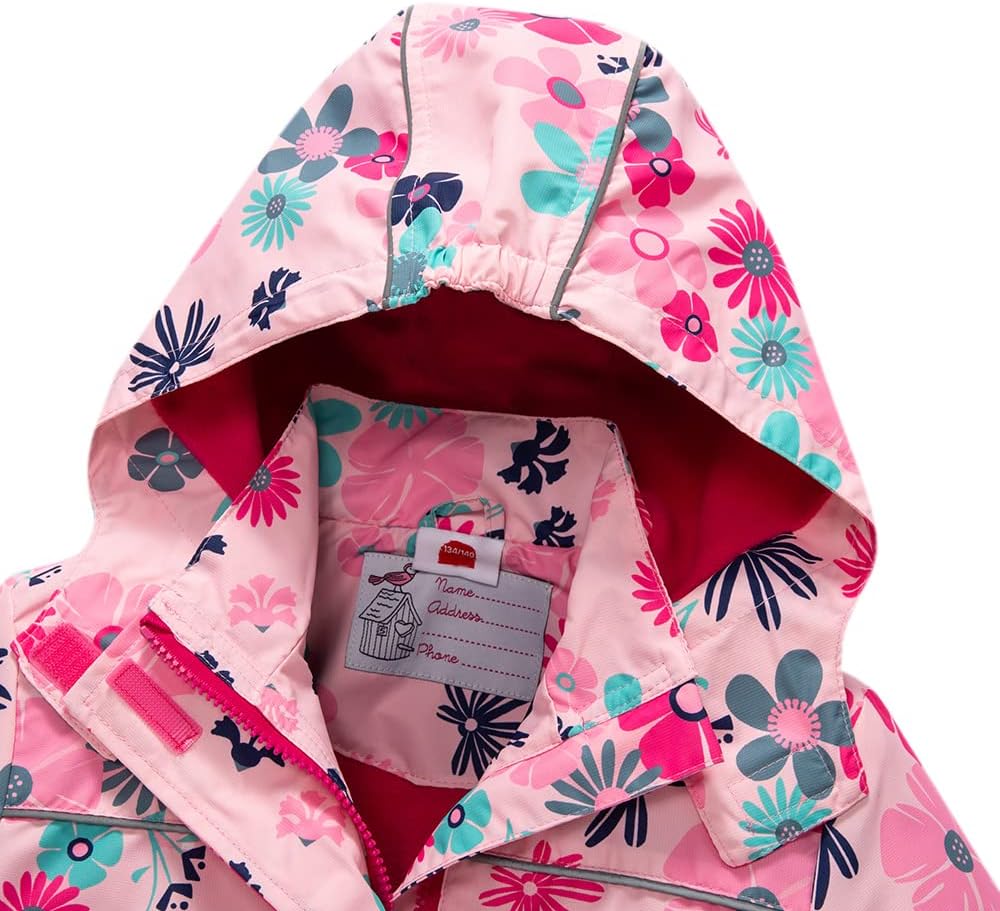 Resogaa Girls Rain Jacket