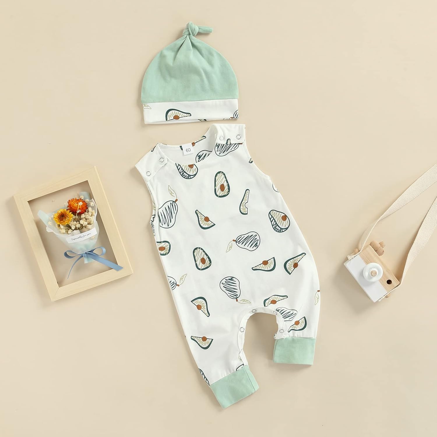 Avocado Child Summertime Bodysuit Set